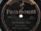 PRE WAR BLUES   Blind Lemon Jefferson : Old Rounders Blues   Paramount 12394 78