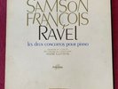 Lp Samson François Ravel  Columbia Saxf 136 BIEM Deux Concertos André Cluytens