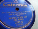 Pre War Blue Wax Col 2791 1st recording The Last Round Up George Olsen 1933 E+
