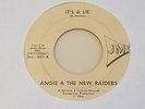 ANGIE & THE NEW RAIDERS It's a Lie SCARCE PA GARAGE 45 JMC Sounds of The LISTEN