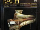 Bach, 6 Suonate a cembalo certato, Arthur Grumiaux box set 2 LP