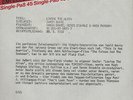 DAVID BOWIE: Loving The Alien (Re-Mixed Version) (´85 / + scarce PROMO SHEET)
