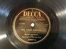78 RPM DECCA BILLIE HOLIDAY( I'LL LOOK AROUND / BABY,  I DON'T CRY OVER YOU).