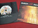 queen vinyl albums lp x2 a day at the races and live killers mercury