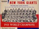 BALTIMORE COLTS VS NEW YORK GIANTS: National Brewing Company 7” 45 Vintage Beer