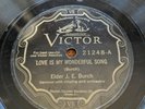 78 rpm Gospel ELDER J.E. BURCH Victor 21248 Wonderful Song / The Prayer Service
