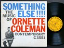 ORNETTE COLEMAN Something Else  LP CONTEMPORARY C 3551 DG MONO Don Cherry