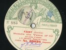 J.F Delmas faust (Gounod) & les huguenots (Meyerbeer) Disque Fonotipia 78 rpm