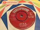 THE BEATLES Love Me Do 1962 Original RED PARLOPHONE 45-R 4949 1st Press + SLEEVE