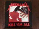 RARE Vintage Metallica Vinyl, Kill Em All. Bennett Records French Release. 1983