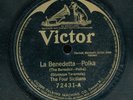 78tk-ethnic Italian-VICTOR 72431-The Four Sicilians -Guitar,Mandolin,bass