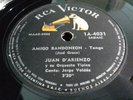 JUAN D'ARIENZO Y SU ORQ.- AMIGO BANDONEON/14 DE DICIEMBRE- RCA VICTOR- N°4031