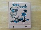 vintage Ponytail Tune Tote 45rpm record carrier loaded with period 45's ELVIS ++