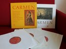 BIZET Carmen, KARAJAN PRICE CORELLI; AUTOGRAPHED by Karajan; 3-LP-Box RCA, NM
