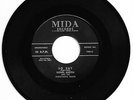 RARE DOO WOP 45 DONEL AUSTIN/SENSATIONAL DELLOS SO SHY ON MIDA STRONG VG ORIG