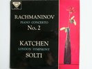 Decca SXL 2076 Rachmaninov Piano Concerto No. 2 Katchen/Solti Ed1 NM-