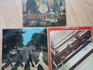 3 Beatles vinyl albums. SGT Peppers lonely hearts, 1962-1966 Abbey RD.