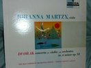 Johanna Martzy DVORAK concerto violin & orch. A minor op. 53 DECCA  PROMO RARE
