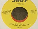 RARE Psyche HEAVY Metal  45 SKULL Stay Out Of My Way JOOT hear  NM