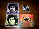 JIMI HENDRIX  ( 4 ) LP lot: ESSENTIAL JIMI vol. I w/ PS 45   ESSENTIAL II   AXIS