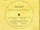 MOZART Sinfonias Concertante LOLA BOBESCO Violin RISTENPART Discophile DF-730037