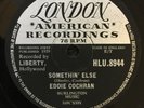 MEGA  EDDIE COCHRAN SOMETHIN' ELSE / BOL WEEVIL SONG UK LONDON 78 RPM