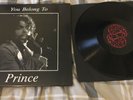 You Belong To Prince Live Prince 1981 Vinyl Purple Rain The Time Paisley Park