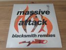 Massive Attack Blacksmith Remixes Vinyl Hand Signed Robert Del Naja (3D) WBRR1AA