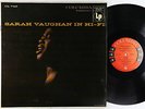 Sarah Vaughan - In Hi-Fi LP - Columbia - CL 745 6-Eye Mono DG VG+