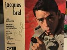 Jacques Brel Signed 45 7