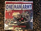 ONE MAN ARMY Dead End Stories Blue Vinyl LP NOFX Rancid Bad Religion Green Day