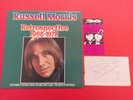 Russell Morris  retrospective 1968-1972 LP autographed paper + concert ticket