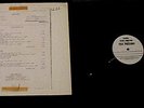1974 BRENDA PATTERSON TEST PRESSING LP FOR FRANK ZAPPA DISCREET W/ INFO SHEET