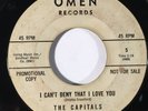 THE CAPITALS I Can't Deny That I Love You Omen Promo Northern Soul RARE 45 HEAR