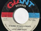LITTLE JIMMY SCOTT It Rained 40 Days & Nights Giant Northern Soul VG+ 45 HEAR