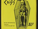 CRISIS: No Town Hall 45 (UK, PS w/ sm corner crease) rare Punk/New Wave