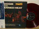 BOOGIE WITH CANNED HEAT 1968 ORIG JAPAN LIBERTY LP-8641 RED VINYL PROF CLEANED