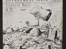 GOVERNMENT ISSUE: Legless Bull 45 (PS w/ sl wear, 3rd cover variation, lyric i