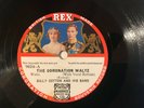 78 RPM BRITISH REX MADE SOUVENIR RECORD BILLY COTTON ( WHEN THE KING GOES RIDING