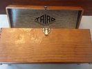 Triad Portable Case Corp Bronx NY double 45 record carrying case box vintage
