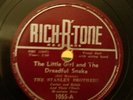 Rich-R-Tone 1055 Stanley Brothers RARE Bluegrass 78 RPM Record V+ Dreadful Snake
