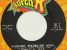 JERRY & JEFF Voodoo Medicine Man SUPER K 45 garage psych VG+ HEAR