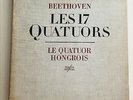 EARLY FRENCH COLUMBIA FCX 30010/19 10LPS BOX QUATUOR HONGROIS BEETHOVEN QUARTETS