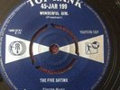 DOO WOP 45 FIVE SATINS Top Rank 199 WONDERFUL GIRL / WEEPING WILLOW
