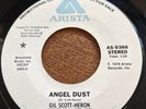 Promo FUNK SOUL 45 rpm GIL SCOTT-HERON Arista AS 0366 Angel Dust