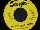 GOLLIWOGS: Brown-eyed Girl / You Better Be Careful 45 (dj) rare Rock & Pop