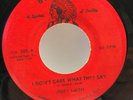 Jerry Smith - I Don't Care What They Say 45 RPM - Warrior 505 - Tested VG Vinyl