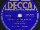 BLUES - WALTER COLEMAN 
