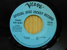 Terri Bryant 45 Geni bw When I'm In Your Arms on Verve soul