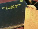 THE CRAMPS CBGB'S LP LIVE 6/10/77 VG+ VINYL TMOQ WITH CATALOG